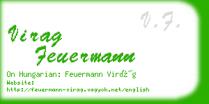 virag feuermann business card